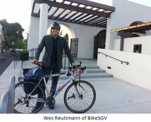 Wes Reutimann of BikeSGV